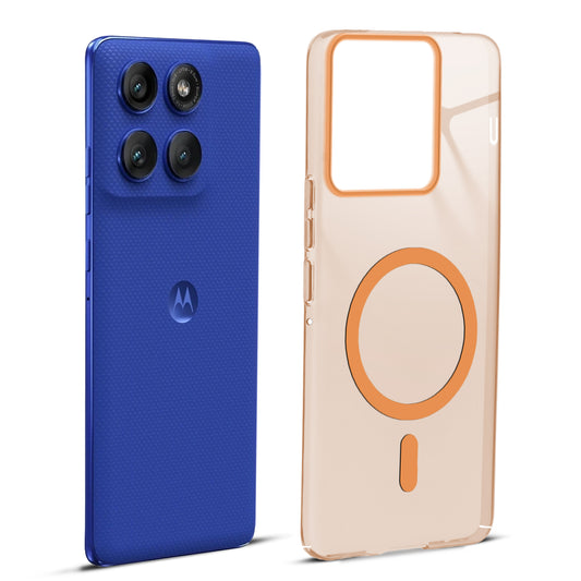 Glossy Hard Wireless Charging Support Case Motorola Moto Edge 60 Pro 5G