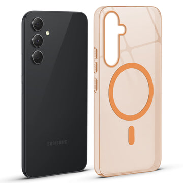 Anti-Yellow Scratch Resistant Case Support Magnetic Accessories Back Cover For Samsung A54 5G
