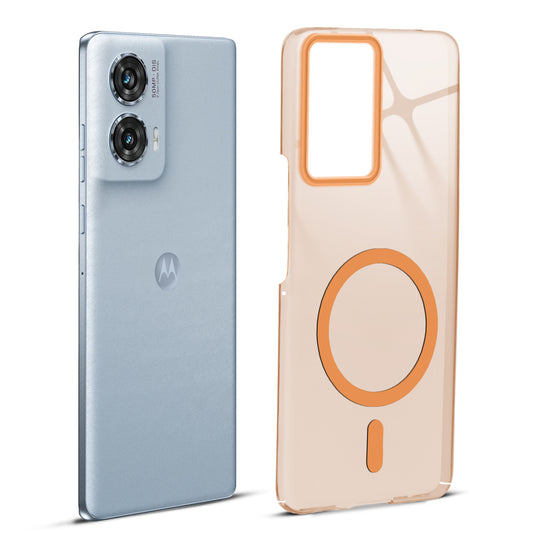 Glossy Hard Wireless Charging Support Case Motorola Moto Edge 50 Fusion 5G