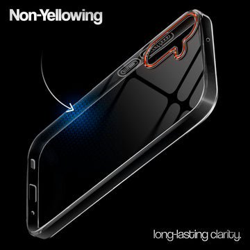 Crystal Clear Anti-Yellow Transparent Back Cover Case With Camera Ring Protection for Samsung A56 5G