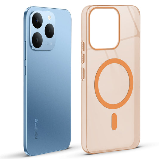 Anti-Yellow Scratch Resistant Case Support Magnetic Accessories Back Cover For Realme 15T 5G