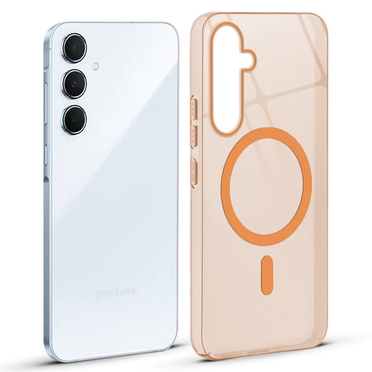 Anti-Yellow Scratch Resistant Case Support Magnetic Accessories Back Cover For Samsung A55 5G