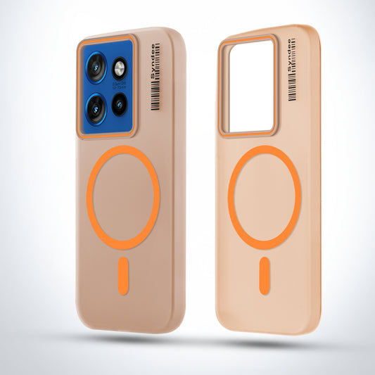 Elegant Colorful Frosted Matte Back With MagSafe Support Back Case For Motorola Moto Edge 50 Neo 5G