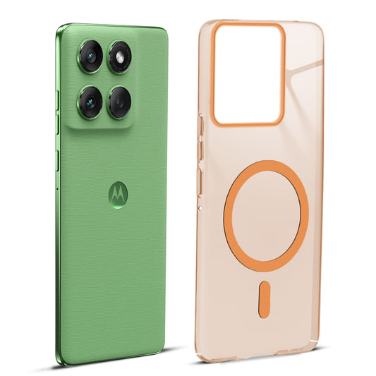Anti-Yellow Scratch Resistant Case Support Magnetic Accessories Back Cover For Motorola Moto Edge 60 Fusion 5G