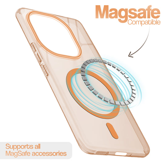Anti-Yellow Scratch Resistant Case Support Magnetic Accessories Back Cover For Vivo T3 Pro 5G
