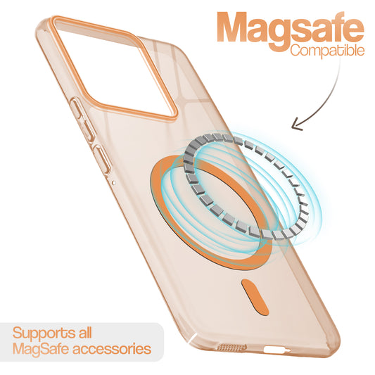 Anti-Yellow Scratch Resistant Case Support Magnetic Accessories Back Cover For Motorola Moto Edge 60 Fusion 5G