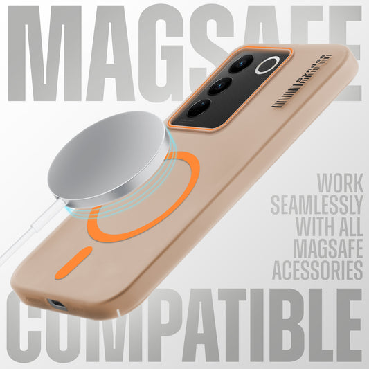 Colorful Frosted Matte MagSafe For Vivo V27 Pro 5G