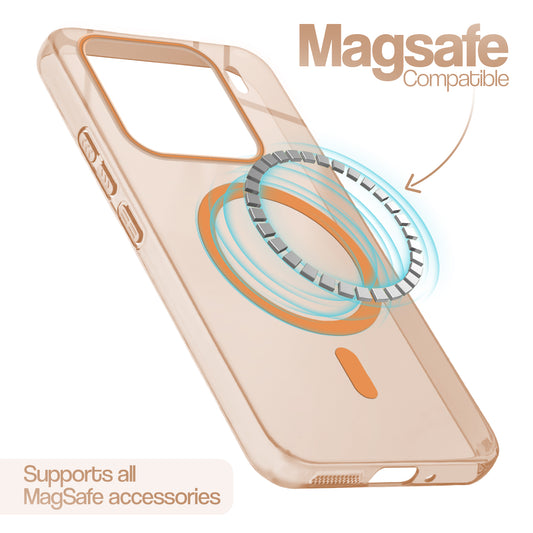 Anti-Yellow Scratch Resistant Case Support Magnetic Accessories Back Cover For Xiaomi 15 5G