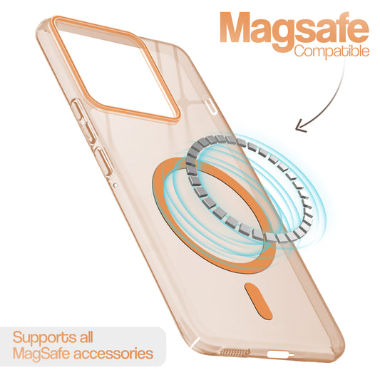 Glossy Hard Wireless Charging Support Case Motorola Moto Edge 60 Pro 5G