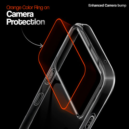 Crystal Clear Anti-Yellow Transparent Back Cover Case With Camera Ring Protection for Nothing Phone 3