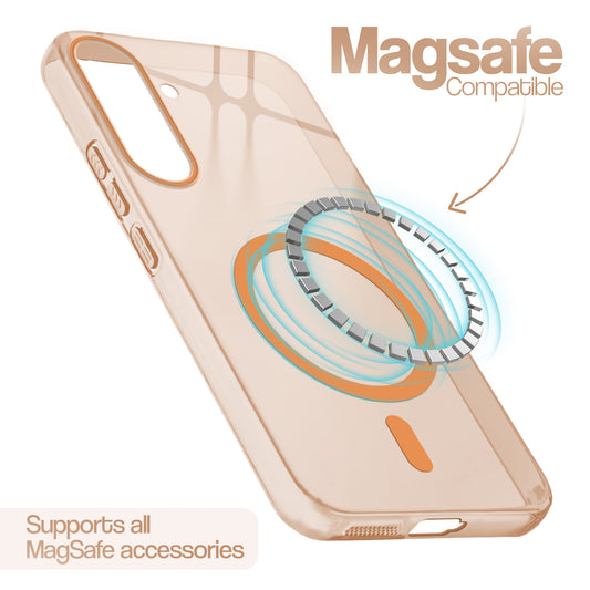 Glossy Hard Wireless Charging Support Case Samsung S25 FE 5G