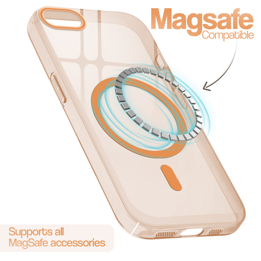 Anti-Yellow Scratch Resistant Case Support Magnetic Accessories Back Cover For Apple iPhone 7