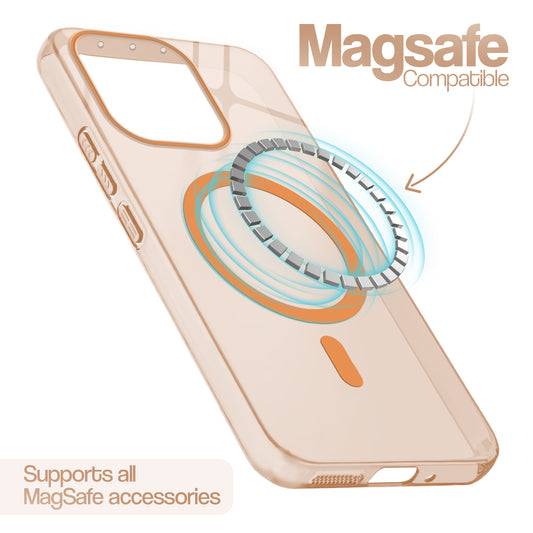 Anti-Yellow Scratch Resistant Case Support Magnetic Accessories Back Cover For Oppo Reno 15 Pro 5G