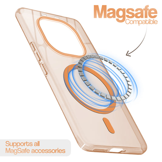 Anti-Yellow Scratch Resistant Case Support Magnetic Accessories Back Cover For Redmi Note 15 SE 5G