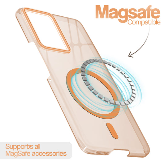 Glossy Hard Wireless Charging Support Case Motorola Moto Edge 50 Fusion 5G