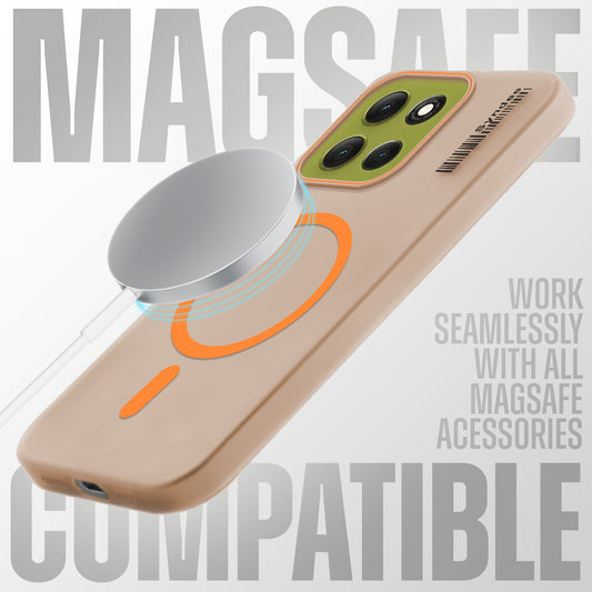 Colorful Frosted Matte MagSafe For Motorola G86 Power 5G