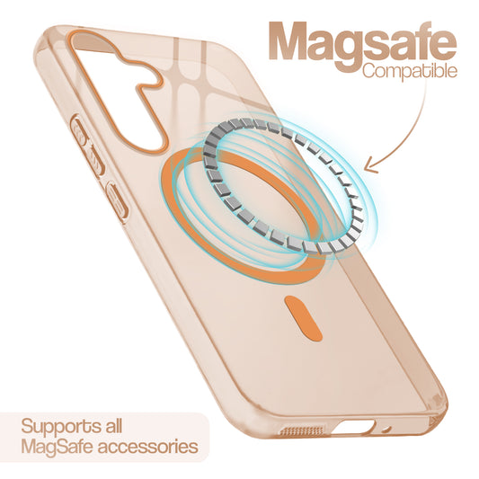 Glossy Hard Wireless Charging Support Case Samsung F56 5G