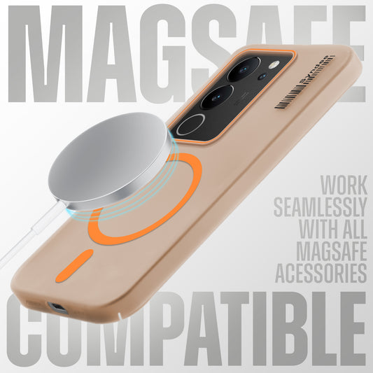 Colorful Frosted Matte MagSafe For Vivo V29 Pro 5G