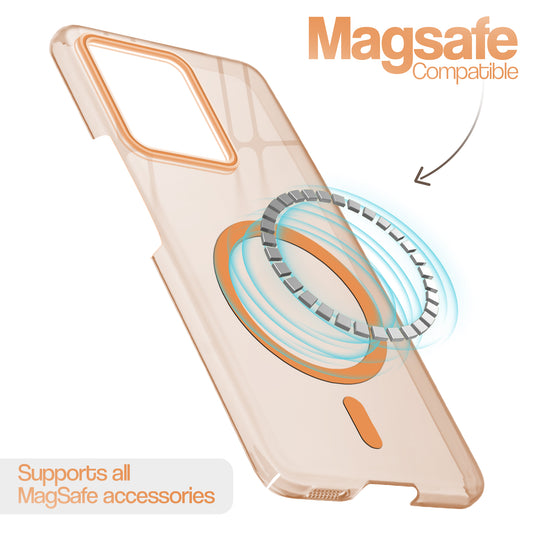 Anti-Yellow Scratch Resistant Case Support Magnetic Accessories Back Cover For Motorola Moto Edge 40 Neo 5G