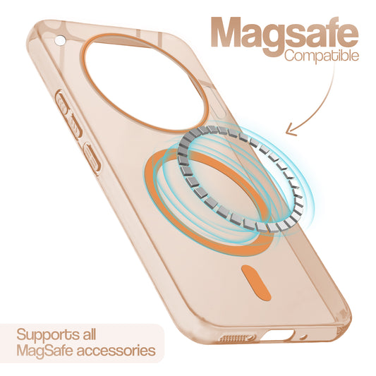 Anti-Yellow Scratch Resistant Case Support Wireless Charging Back Cover For Oppo Find X8 5G