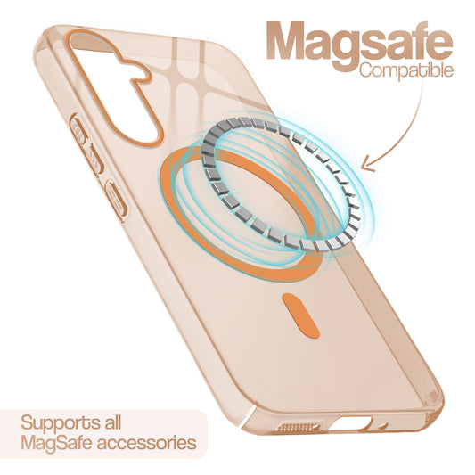 Anti-Yellow Scratch Resistant Case Support Magnetic Accessories Back Cover For Samsung A35 5G