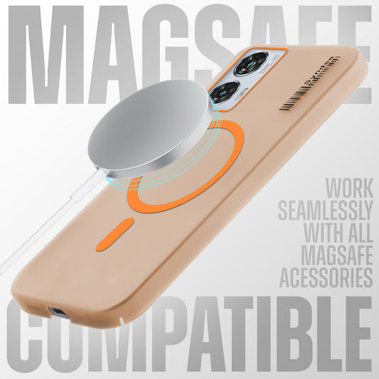 Colorful Frosted Matte MagSafe For Motorola Moto G96 5G