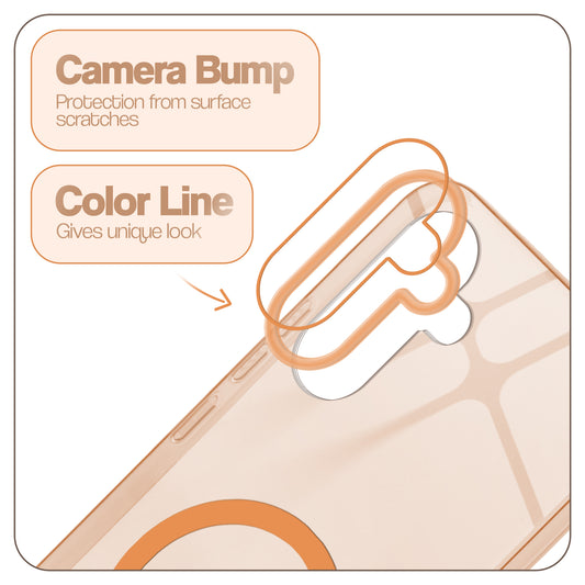 Glossy Hard Wireless Charging Support Case Samsung A36 5G