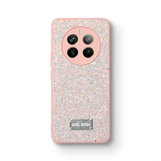 Sparkling Glitter Sequin Case with Camera Shield Back Cover For Realme 12 Pro Plus 5G