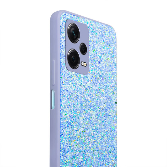 Sparkling Glitter Sequin Case with Camera Shield Back Cover For Redmi Note 12 Pro Plus 5G