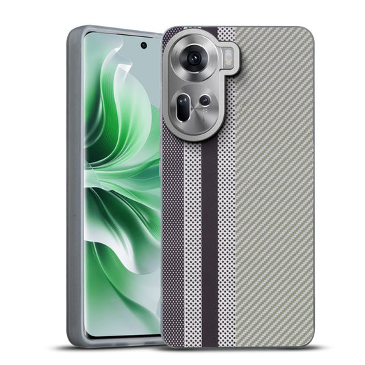 Elegant Hybrid Pattern Design Back Case For Oppo Reno 11 5G