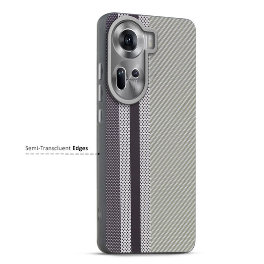 Elegant Hybrid Pattern Design Back Case For Oppo Reno 11 5G