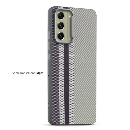 Elegant Hybrid Pattern Design Back Case For Samsung S21 FE 5G