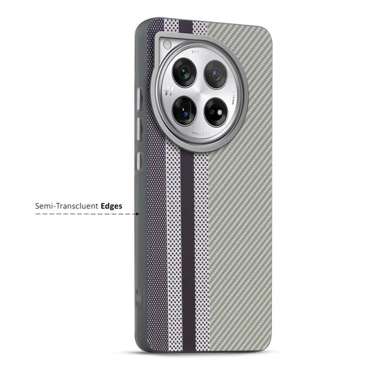 Elegant Hybrid Pattern Design Back Case For OnePlus 12R 5G