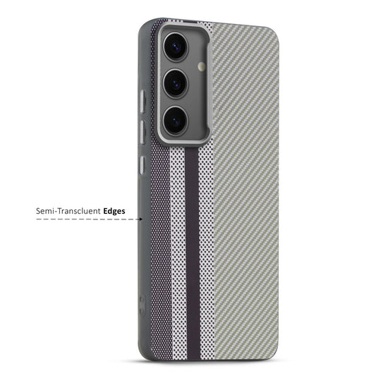 Elegant Hybrid Pattern Design Back Case For Samsung S24 5G