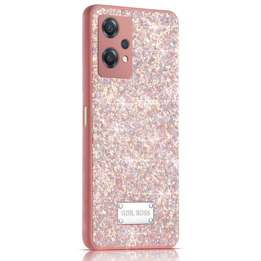 Sparkling Glitter Sequin Case with Camera Shield Back Cover For Oneplus Nord CE 2 Lite 5g