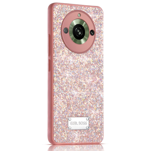 Sparkling Glitter Sequin Case with Camera Shield Back Cover For Realme Narzo 60 Pro 5G