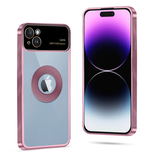 Clear Logo Cut Case with Raised Camera Guard for Apple iPhone 14