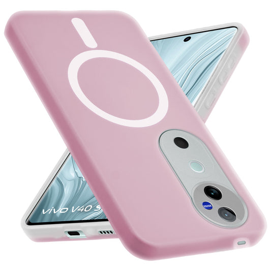 Classic Matte Silicone Back Case for Vivo V40 5G