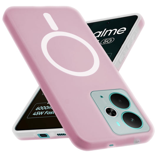 Classic Matte Silicone Back Case for Realme 14T 5G