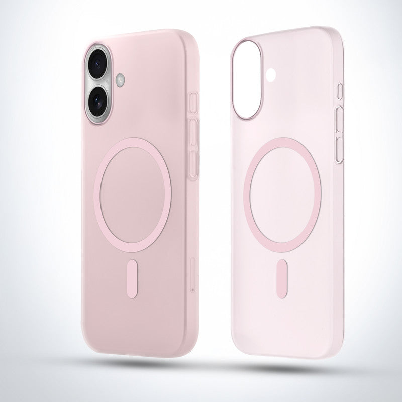 Frosted Slim Wireless Charging Support Case For Apple iPhone 16 Plus