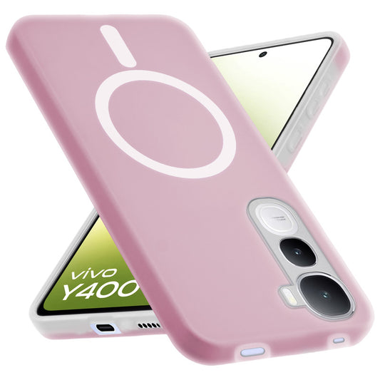 Classic Matte Silicone Back Case for Vivo Y400 5G