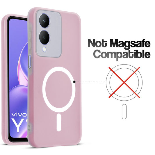 Classic Matte Silicone Back Case for Vivo Y17s