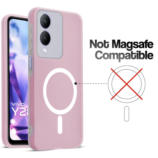 Classic Matte Silicone Back Case for Vivo Y28 5G