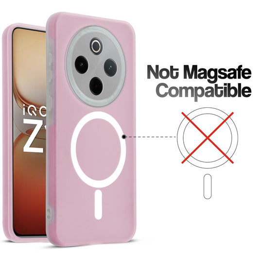 Classic Matte Silicone Back Case for iQOO Z10 5G