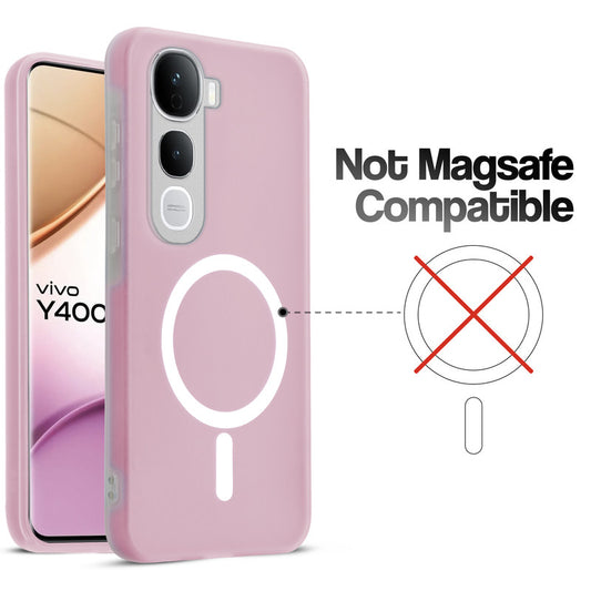 Classic Matte Silicone Back Case for Vivo Y400 Pro 5G