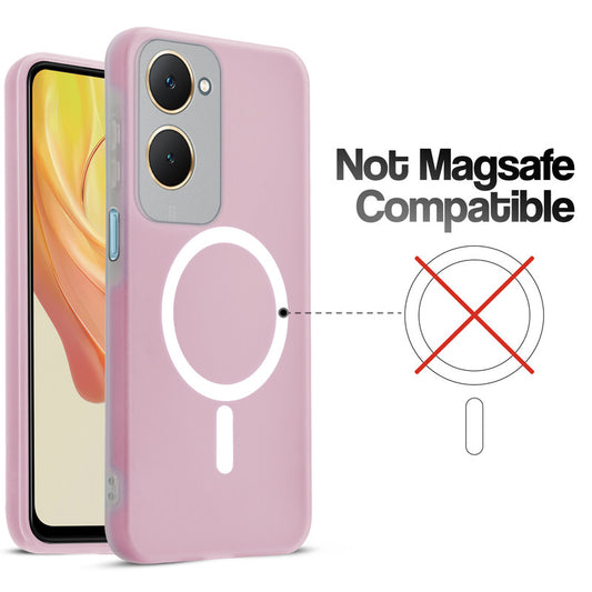 Classic Matte Silicone Back Case for Vivo Y28e 5G