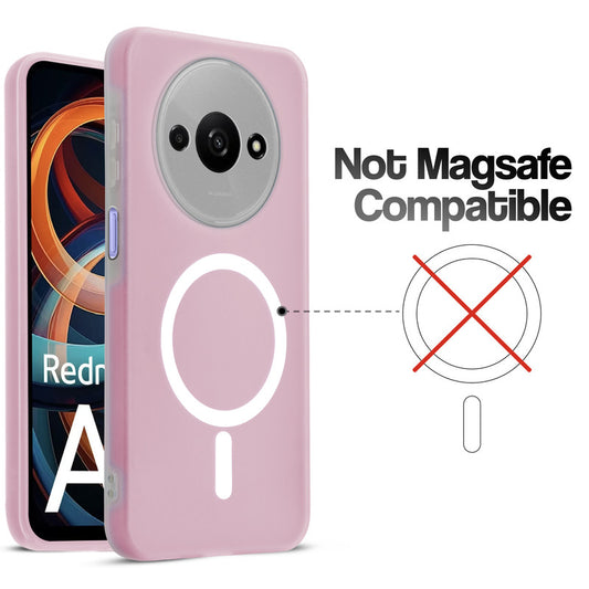 Classic Matte Silicone Back Case for Redmi A3 2024