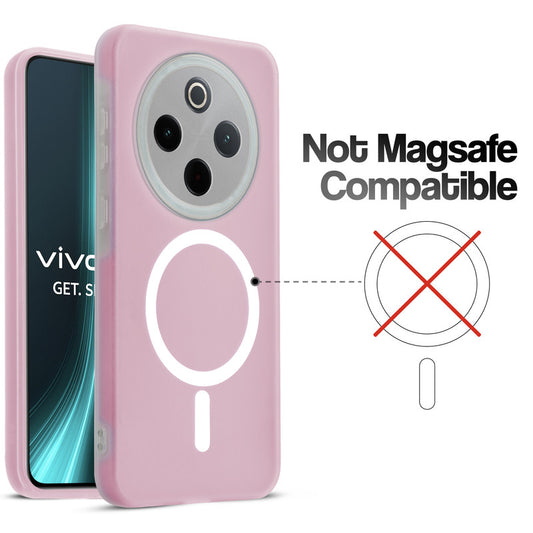 Classic Matte Silicone Back Case for Vivo T4 5G