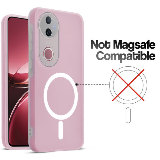 Classic Matte Silicone Back Case for Vivo V50 5G