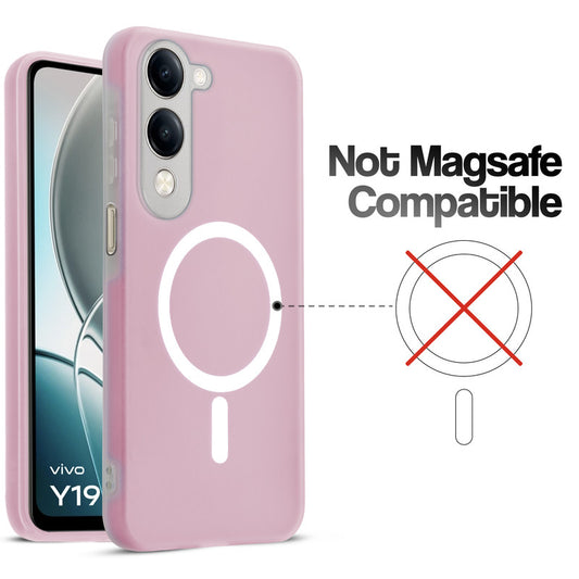 Classic Matte Silicone Back Case for Vivo Y19 5G